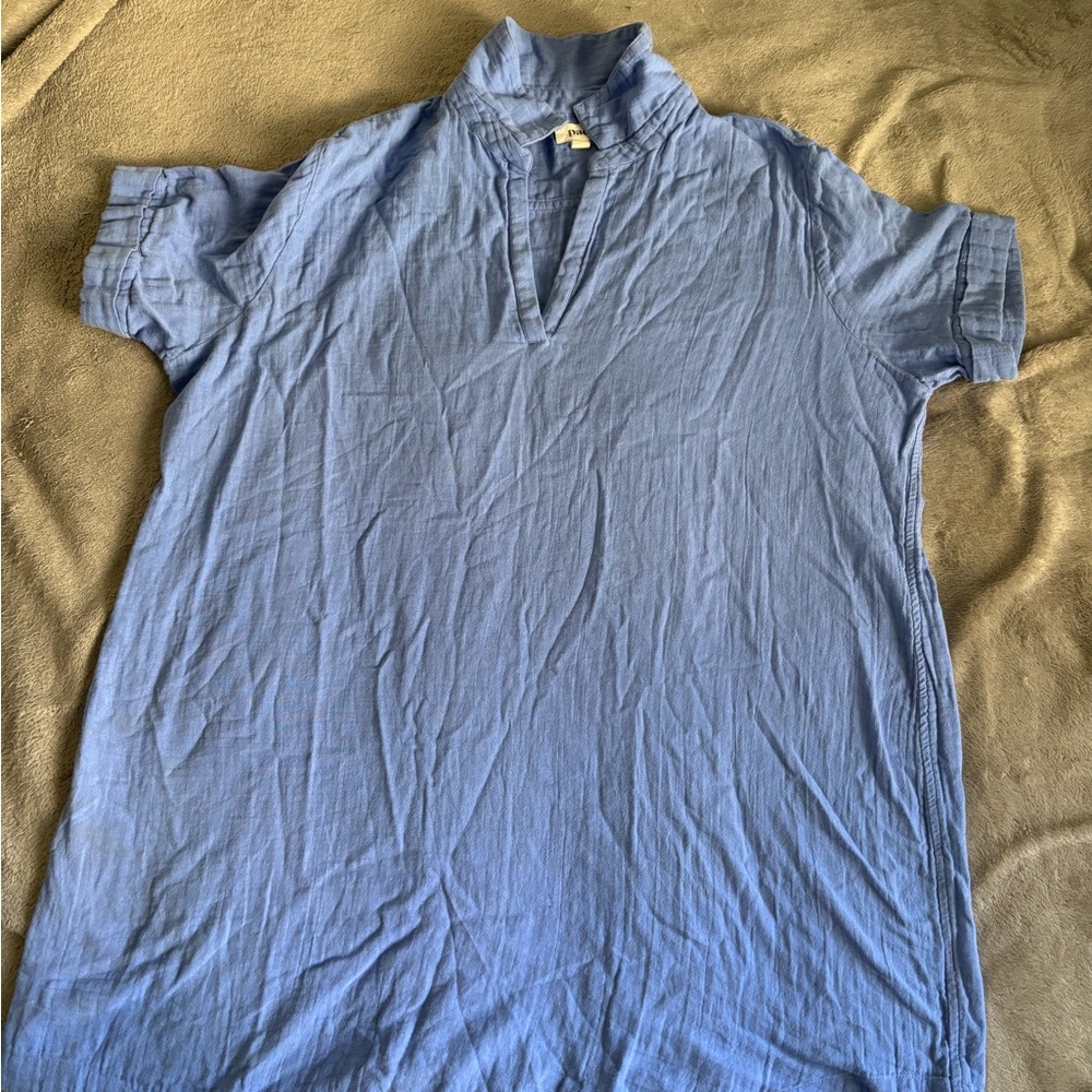 Pact Men's Blue Casual Shirt XL